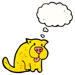 fat little dog cartoon