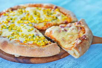 fresh pizza