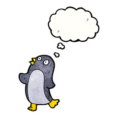 cartoon little penguin