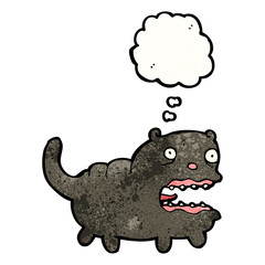 funny cartoon black cat