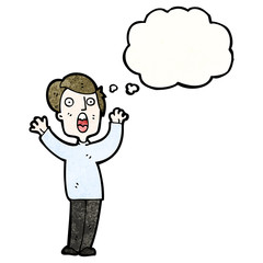 startled man cartoon