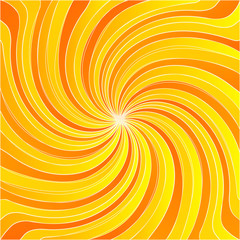 yellow spiral twist background bright light center