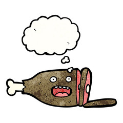 cartoon meat