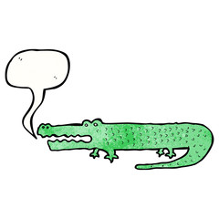 cartoon crocodile