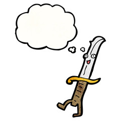 knife cartoon character