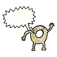 donut cartoon character