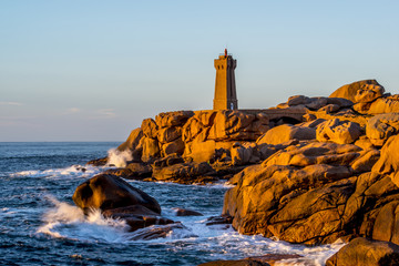 Ploumanach, plus beau village de France 2015, Bretagne, Côtes d'Armor, France
