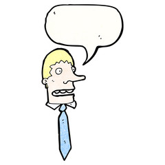 talking office man