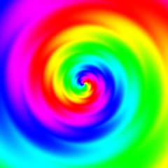 Psycho floral pattern generated texture