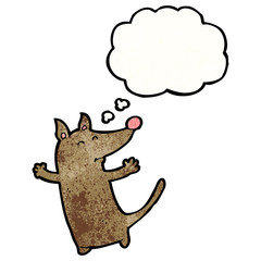 cartoon little dog