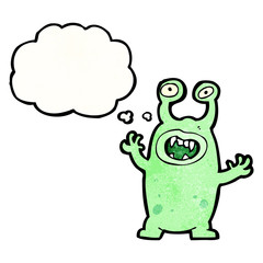 cartoon alien