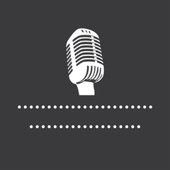 Microphone Icon sign