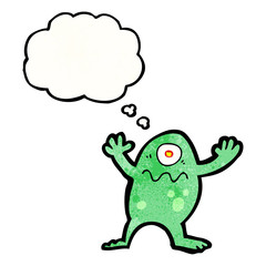 cartoon space alien