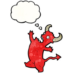 cartoon little devil