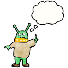 cartoon alien