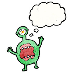 cartoon monster