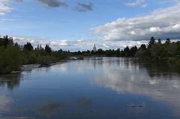 Dusk at Idaho Falls