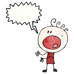 cartoon complaining man