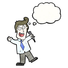 cartoon game show host