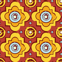 Seamless byzantine style background