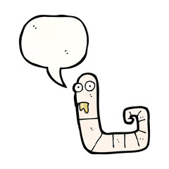 cartoon worm