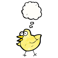 cartoon yellow bird