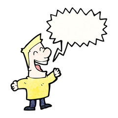 cartoon laughing man