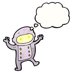 cartoon spaceman