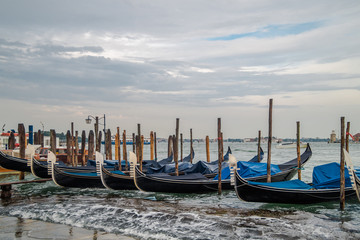 parking gondola in Venice
