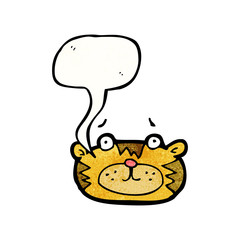 cartoon tiger face