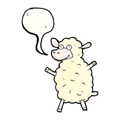 cartoon sheep