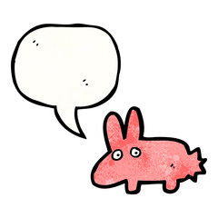 cartoon rabbit symbol,