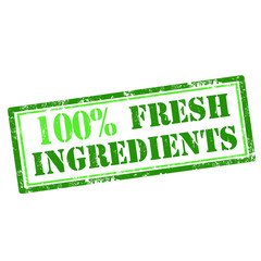 100% Fresh Ingredients