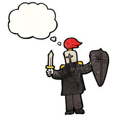 cartoon black knight