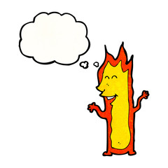 fire cartoon character