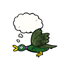 flying duck cartoon