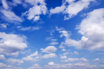 Landscape of cloud and blue sky