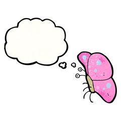 funny cartoon butterfly