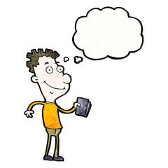 cartoon boy with book