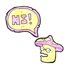 magic mushroom cartoon character