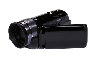 Digital Camcorder isolated on white background