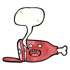 chopped meat cartoon