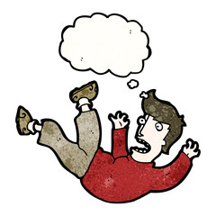 falling man cartoon