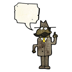 cartoon detective solving case