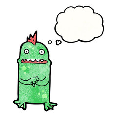 cartoon swamp monster