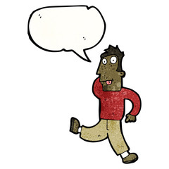 cartoon dancing man