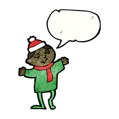 cartoon christmas elf