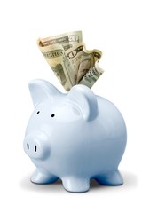 Piggy Bank, Currency, Dollar.