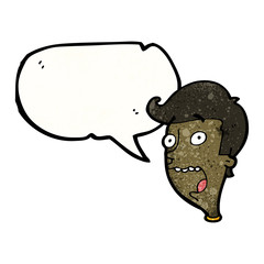 cartoon man's face with shocked expression
