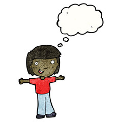 cartoon man with thought bubble